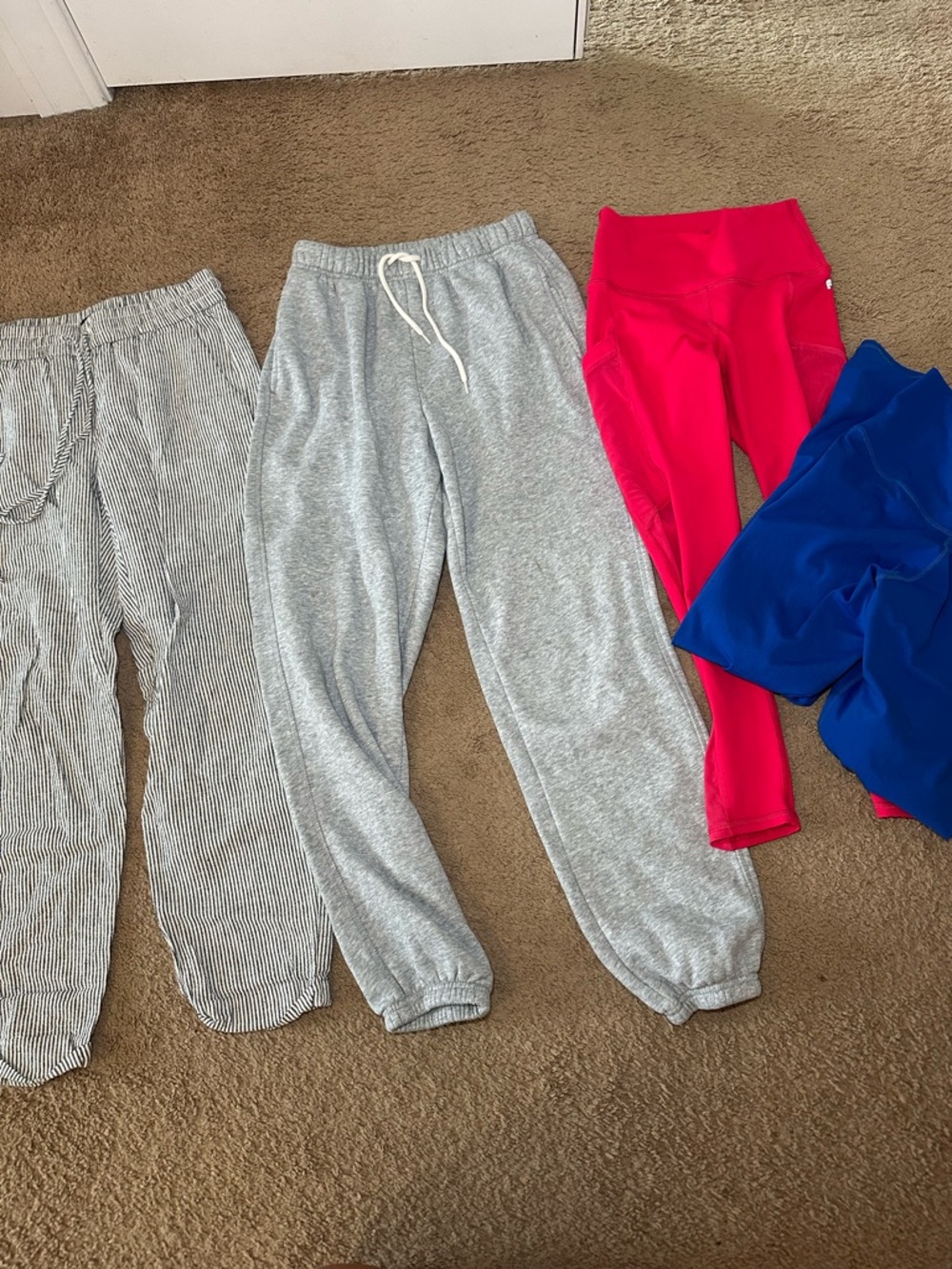 Lot Of Women Teen Casual Sweats Yoga Leggings Size XS Activewear Gym Pants Linen